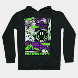 Curiosity pop art surreal Hoodie